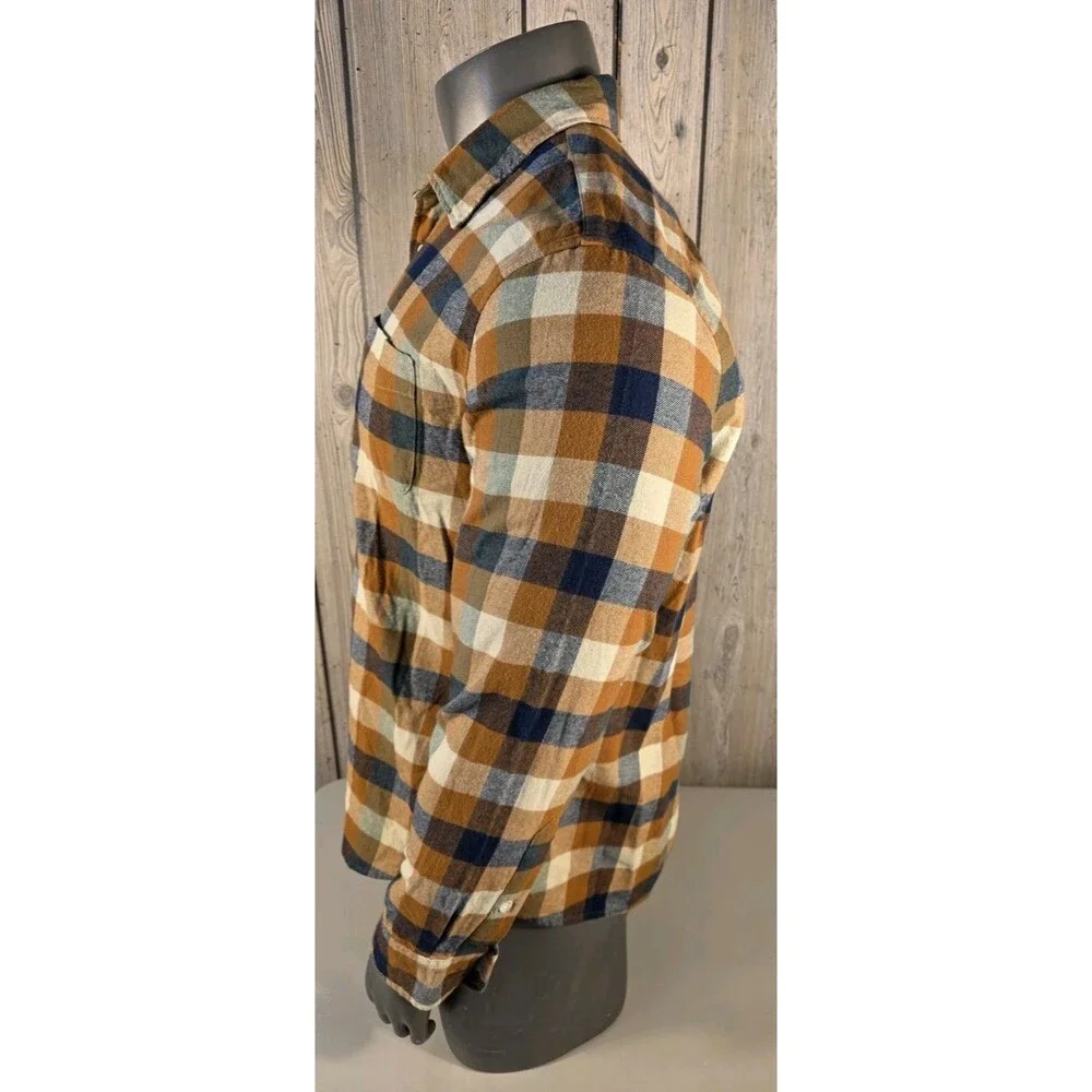 J.Crew Buffalo Check Flannel Shirt Mens XL Long Sleeve Re Imagined